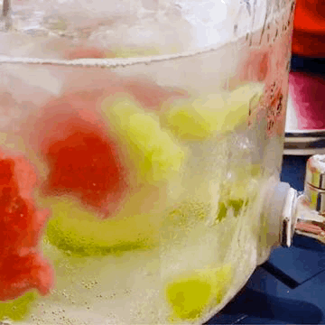 Drachen-Brause mit Wassermelone
