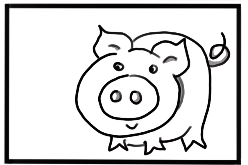 Bild zum Schritt 7 für das Bastel- und DIY-Abenteuer für Kinder: 'Glücksschein:  Das Schwein steht für Fruchtbarkeit und Wohlstand, da...'