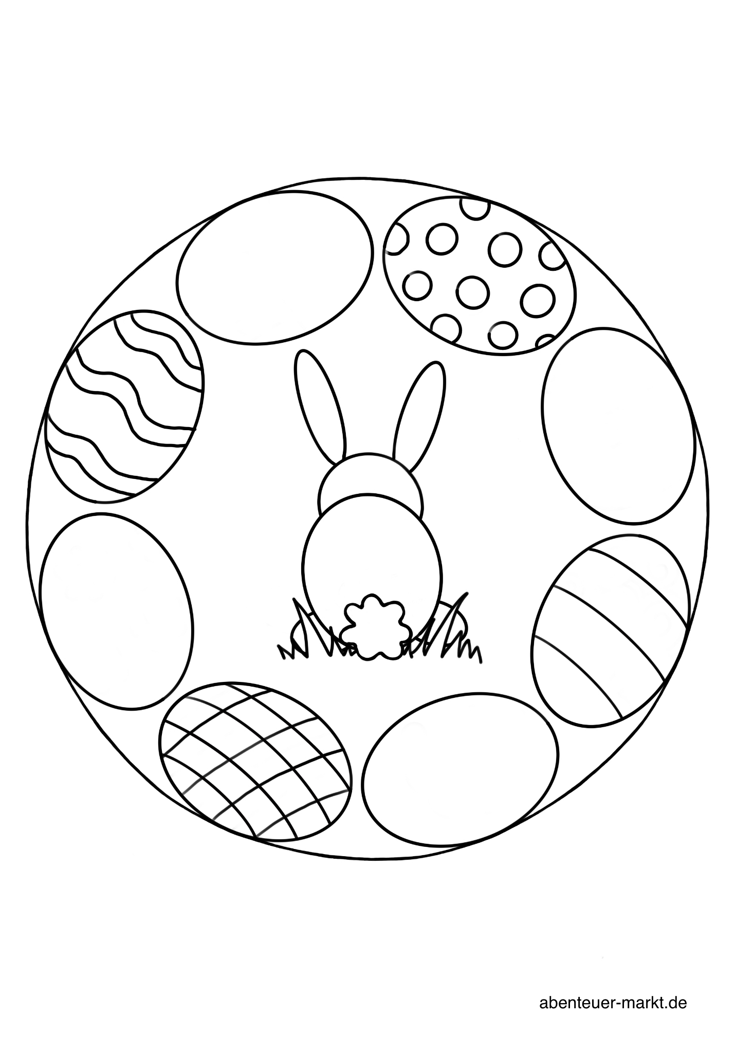 2. Bild zum Schritt 11 für das Bastel- und DIY-Abenteuer für Kinder: 'Ostereier mit filigraneren Mustern, die etwas schwerer zum Auszumalen sind...'