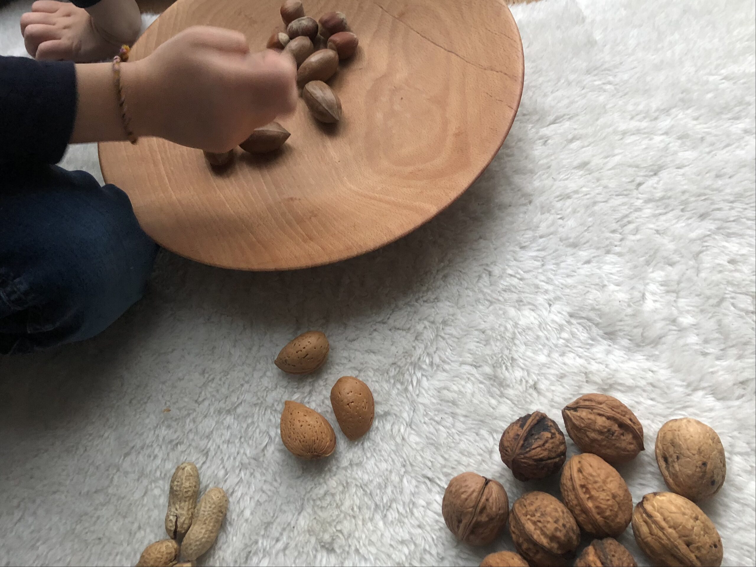 Bild zum Schritt 3 für das Bastel- und DIY-Abenteuer für Kinder: 'Anschließend sucht das Kind alle Erdnüsse heraus.   ...'