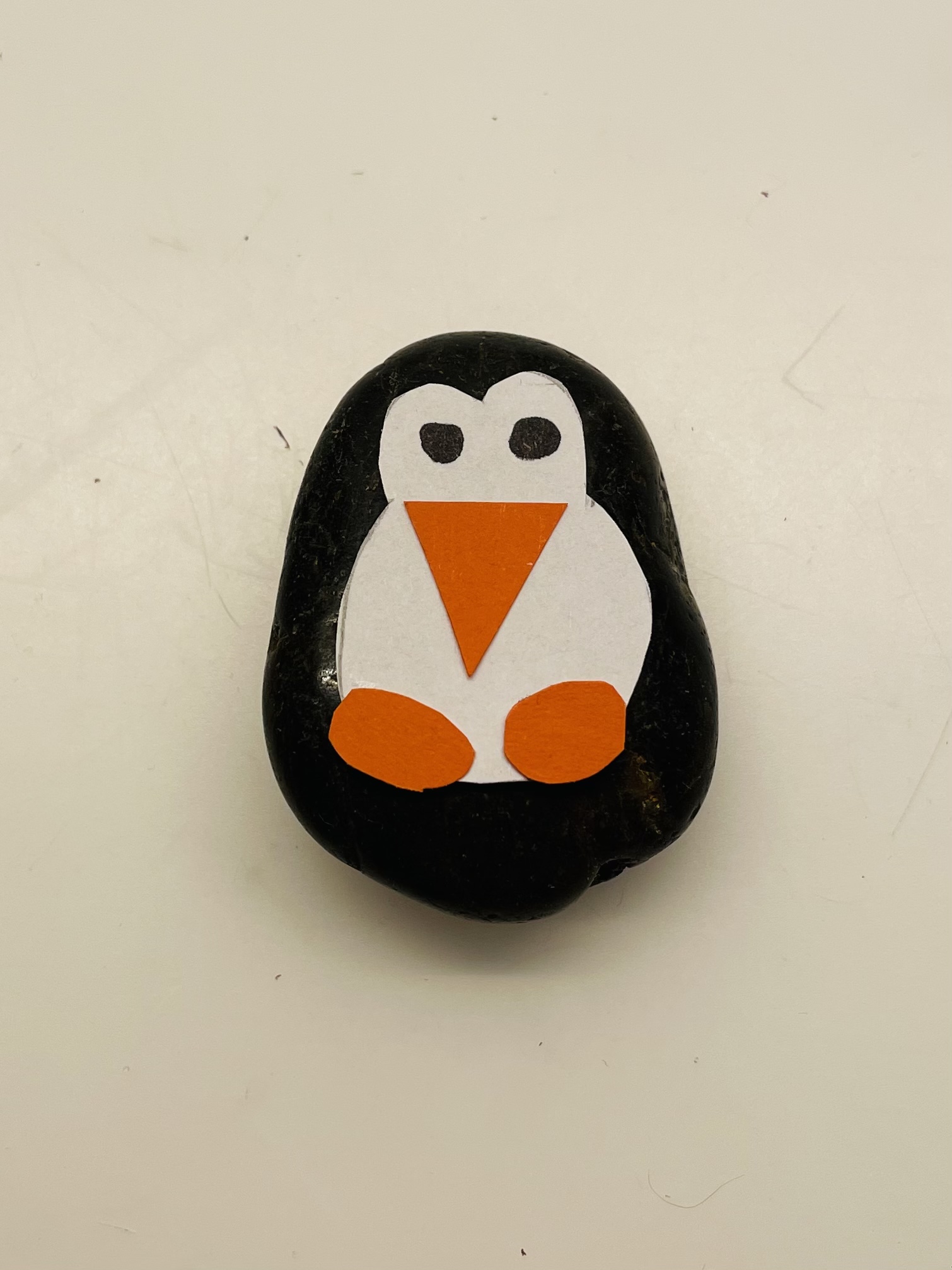 Bild zum Schritt 8 für das Bastel- und DIY-Abenteuer für Kinder: 'Fertig ist der Pinguin.'