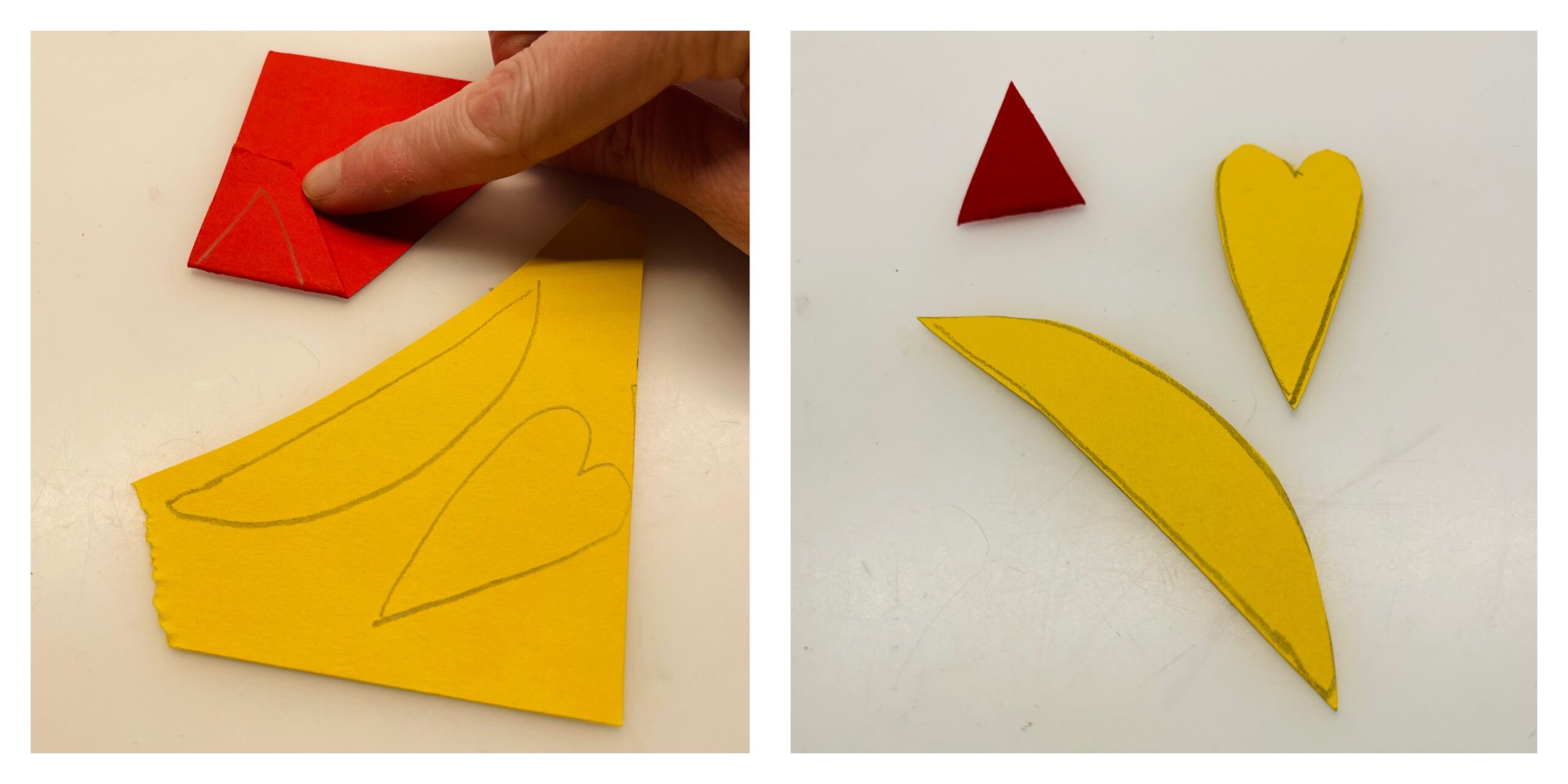 Bild zum Schritt 7 für das Bastel- und DIY-Abenteuer für Kinder: 'Anschließend malt ihr einen großen Flügel auf, dann die Füße...'