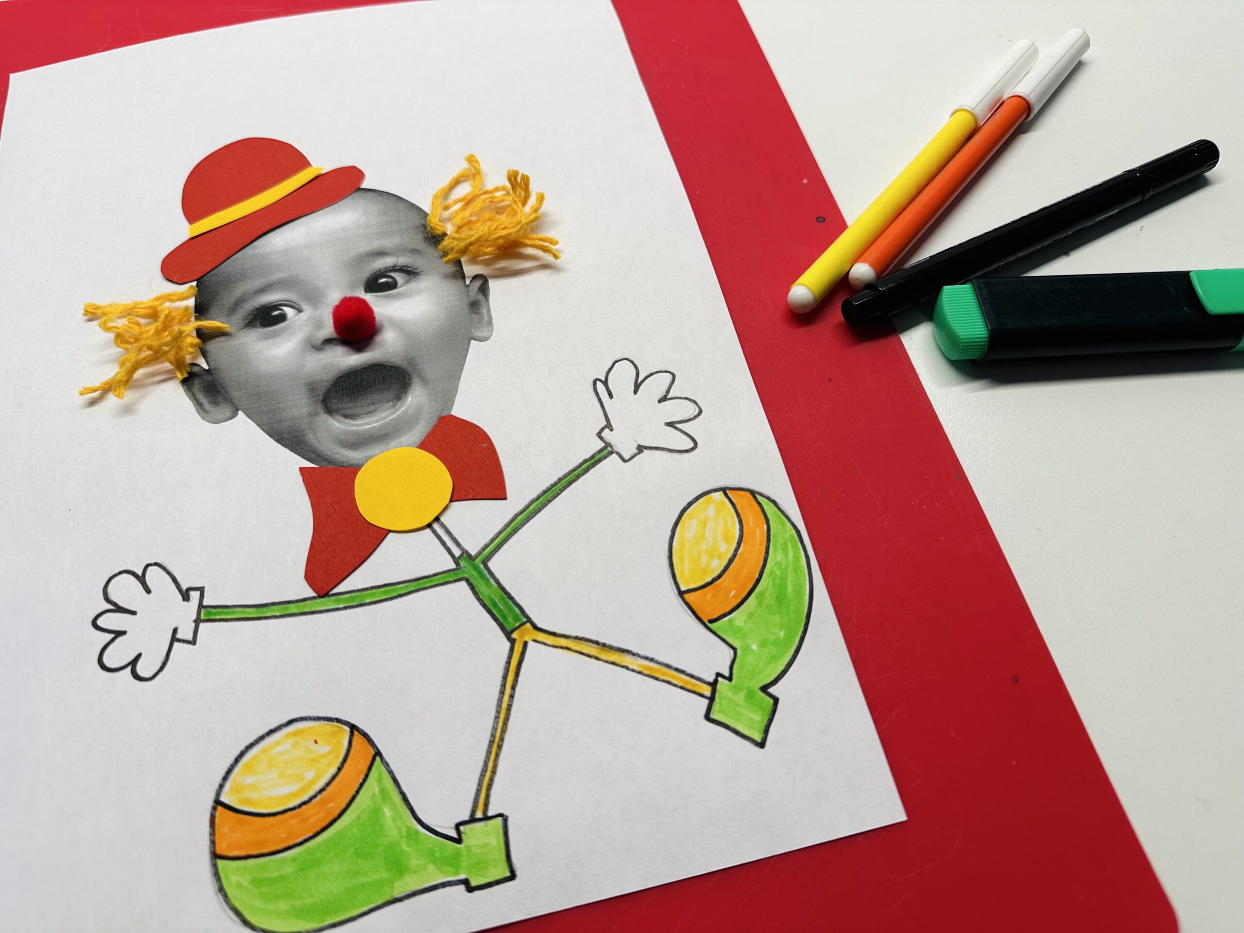 Bild zum Schritt 18 für das Bastel- und DIY-Abenteuer für Kinder: 'Fertig ist euer lustiges Männchen/ dein Clown.'