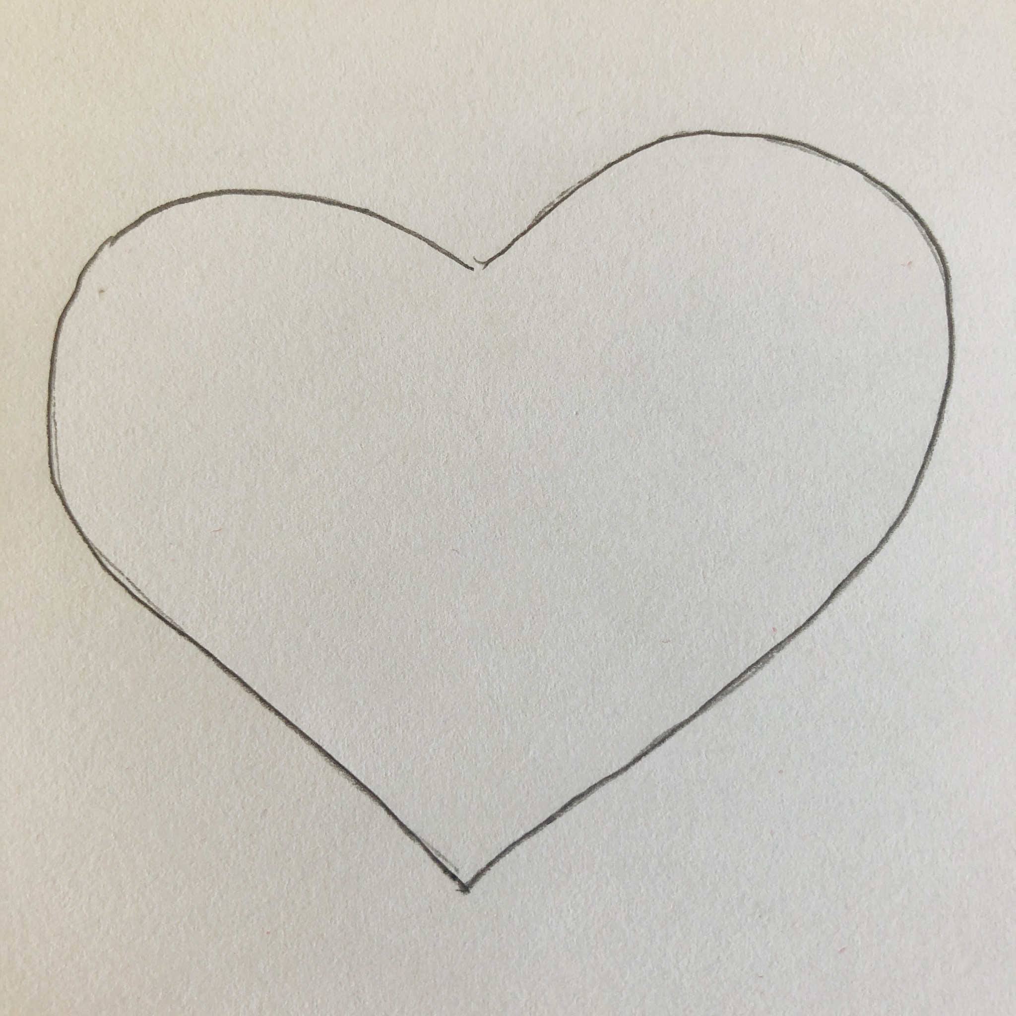 Bild zum Schritt 1 für das Bastel- und DIY-Abenteuer für Kinder: 'Herzschablone herstellen.'