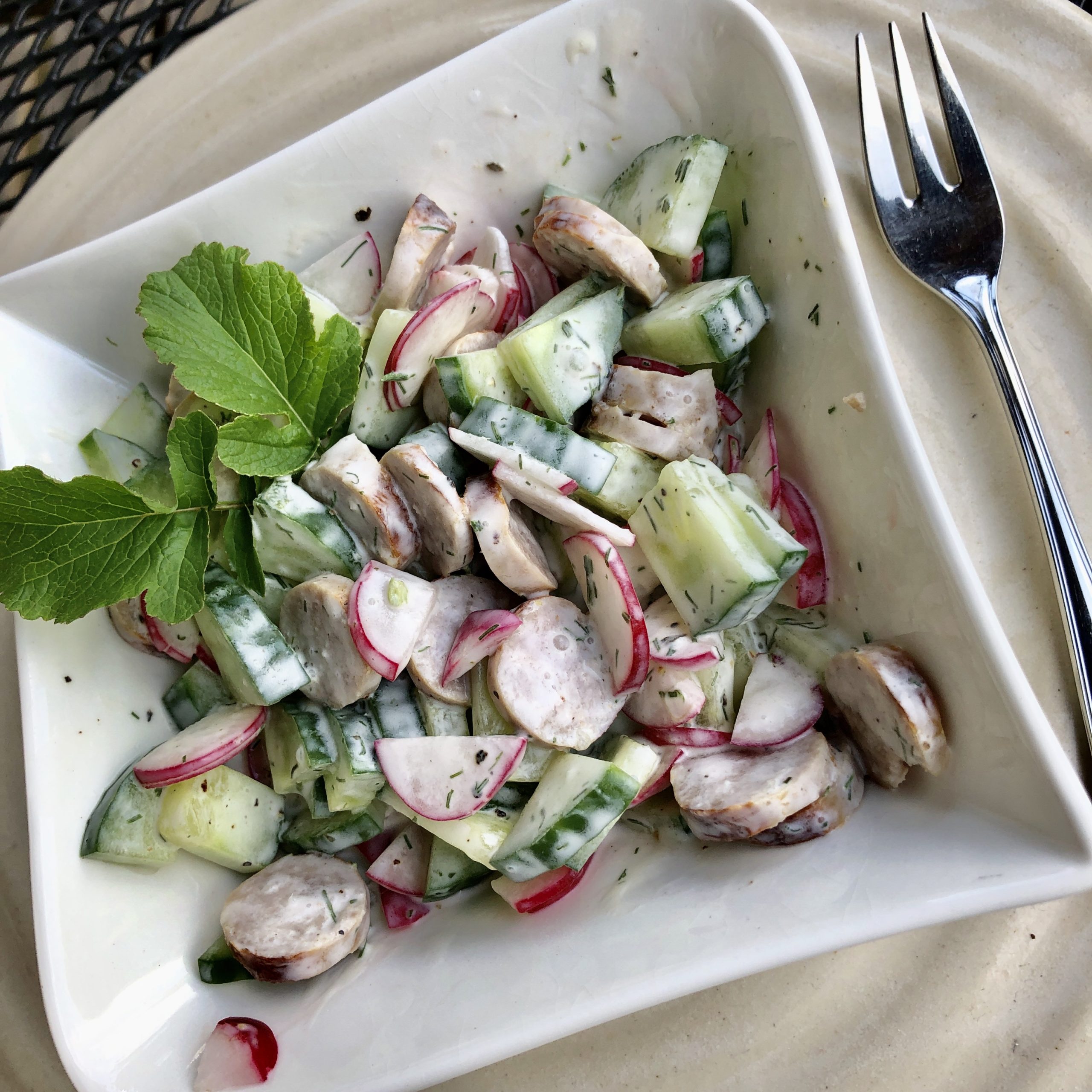 Bild zum Schritt 12 für das Bastel- und DIY-Abenteuer für Kinder: 'Ein frischer Salat für heiße Sommertage. Und super zur Verwertung...'