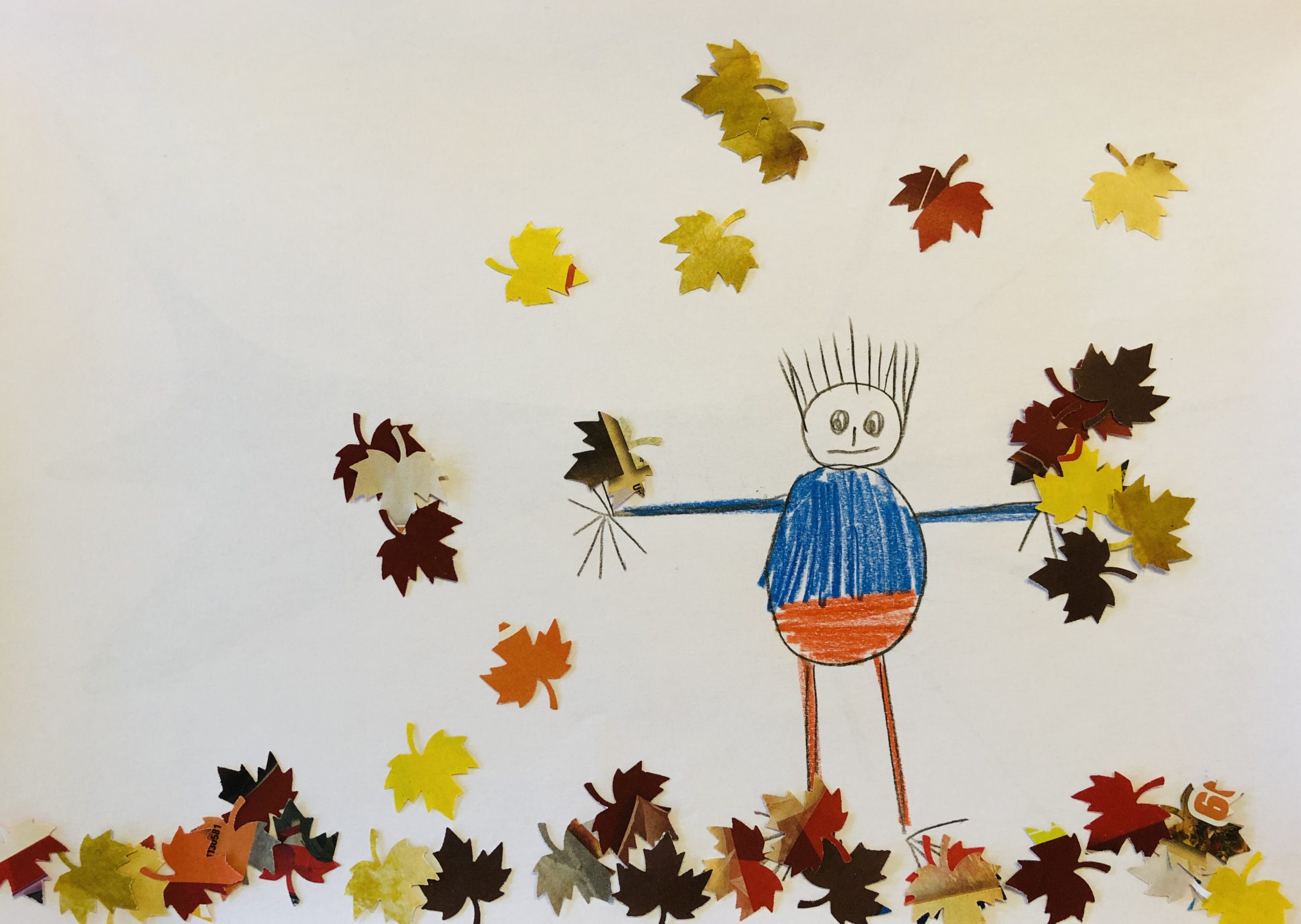 Bild zum Schritt 4 für die Kinder-Beschäftigung: 'Fertig ist euer Herbstbild!'