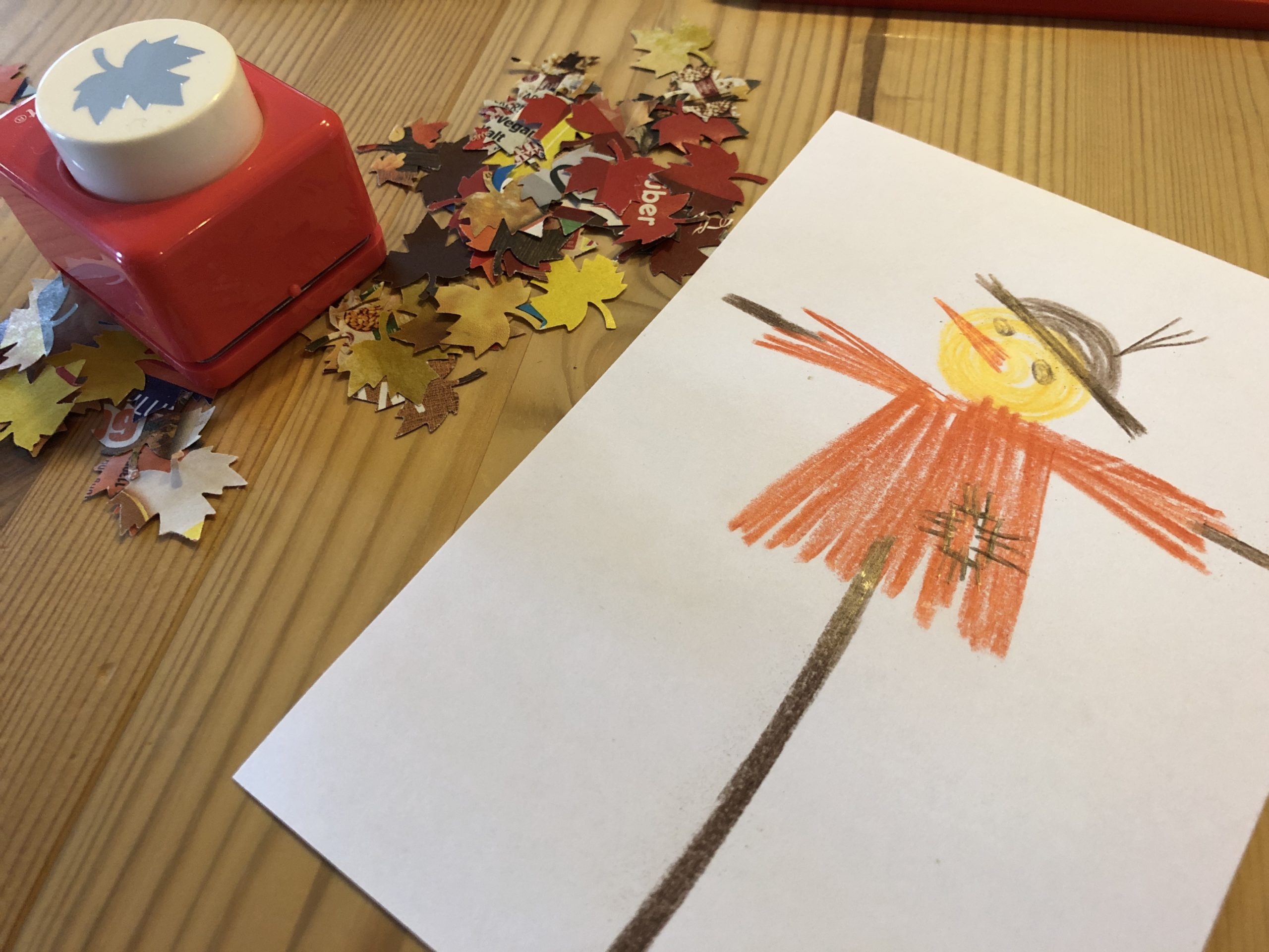 Bild zum Schritt 4 für das Bastel- und DIY-Abenteuer für Kinder: 'Wenn ihr eine Vogelscheuche gemalt habt, legt sie in einen...'