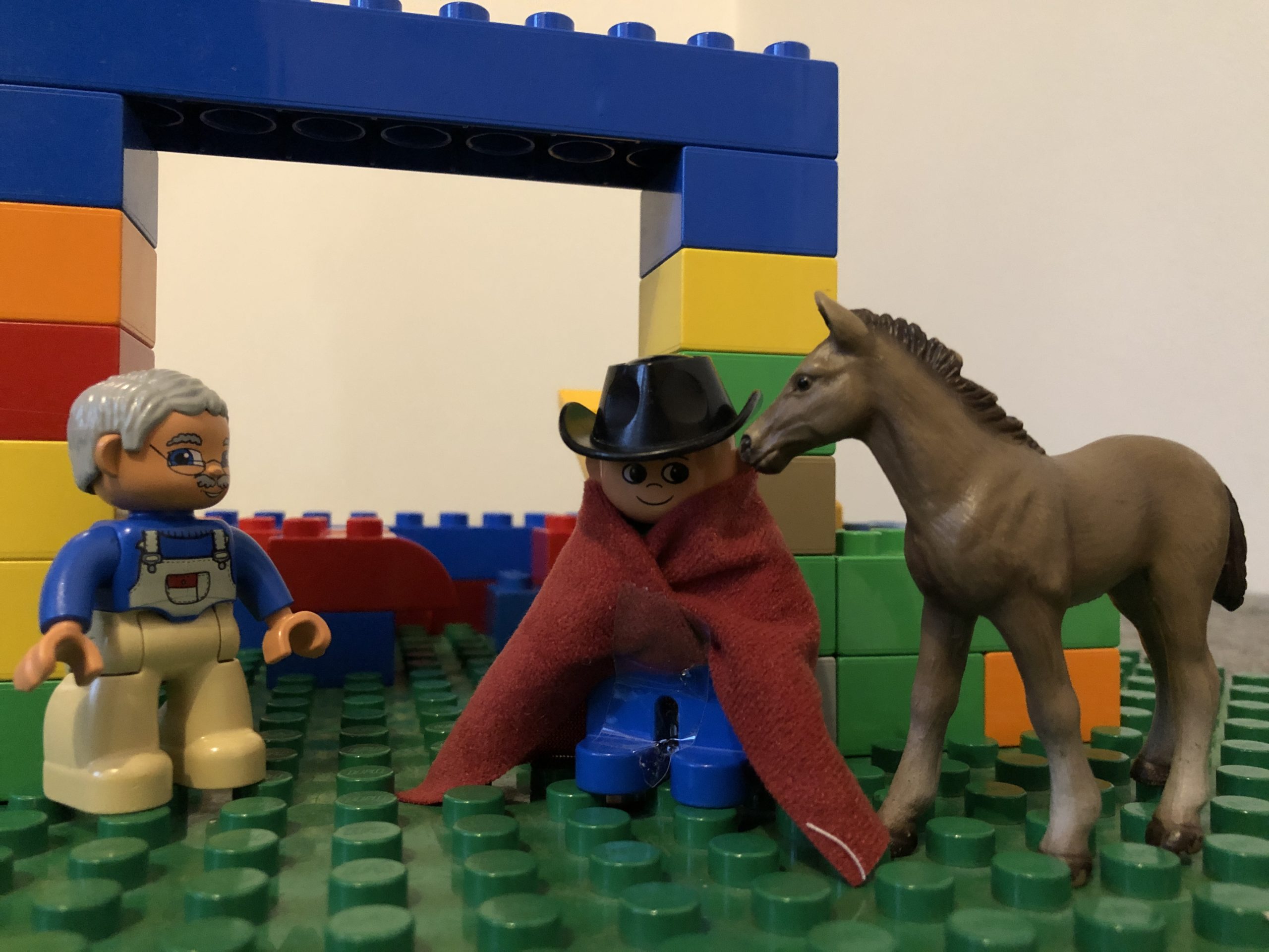 Bild zum Schritt 27 für das Bastel- und DIY-Abenteuer für Kinder: 'Alter Mann, Sankt Martin und das Pferd'