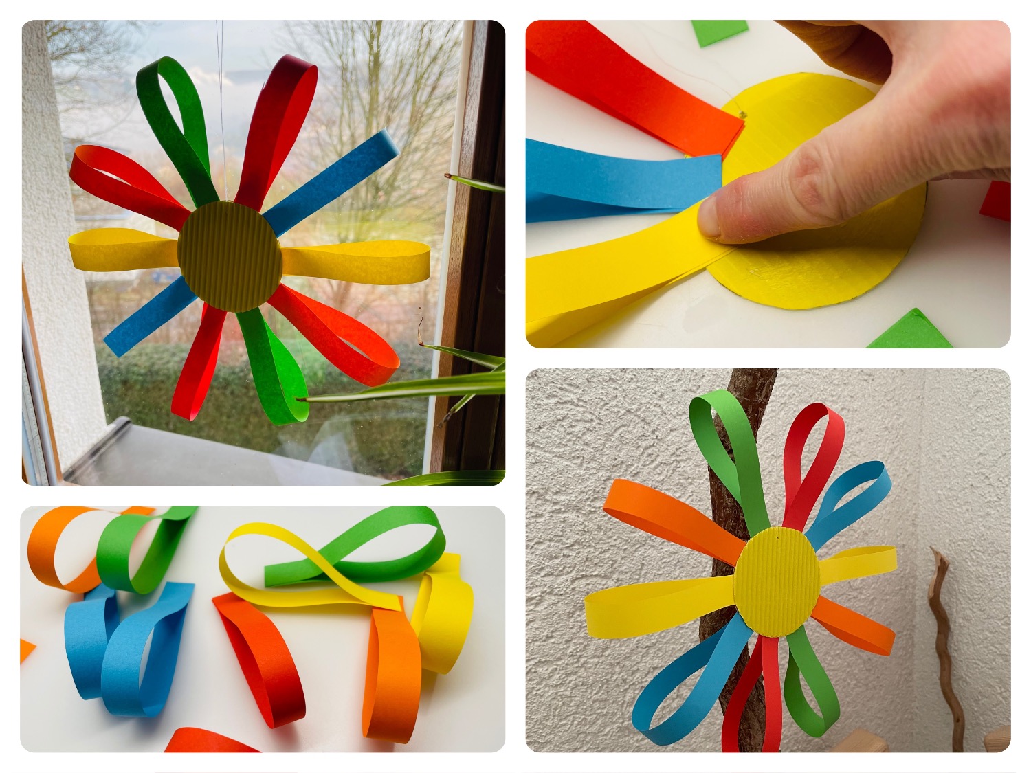 Titelbild zur Bastel- und DIY-Idee für Kinder '(623) Papierblumen basteln'