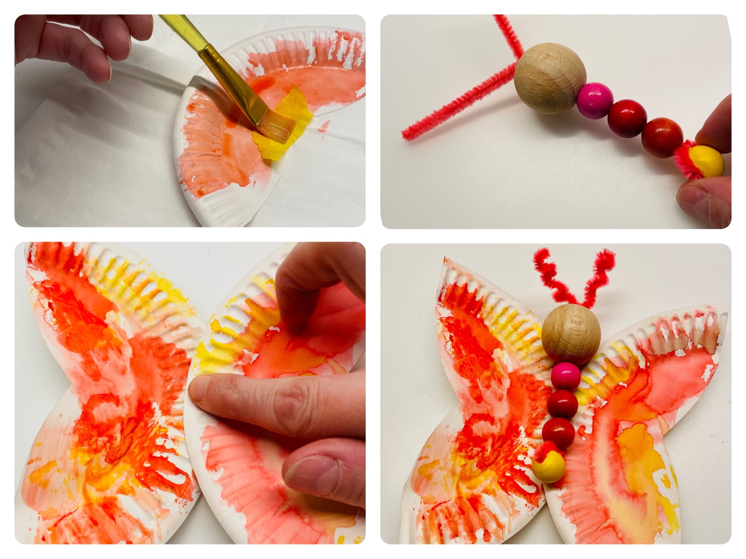 Titelbild zur Bastel- und DIY-Idee für Kinder '(675) Schmetterling basteln'