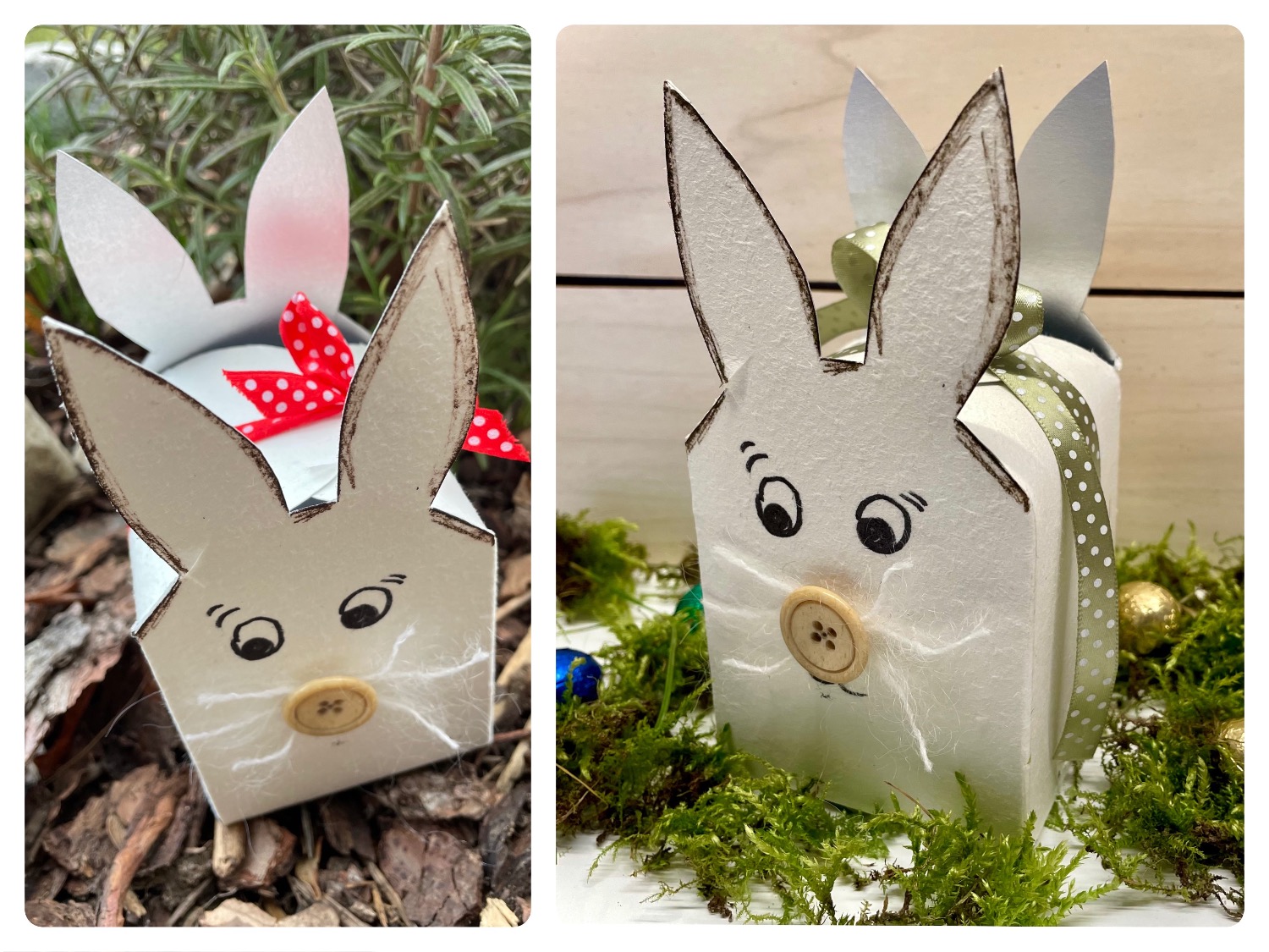 Titelbild zur Bastel- und DIY-Idee für Kinder '(705) Hasen-Geschenkbox – Osterbox'