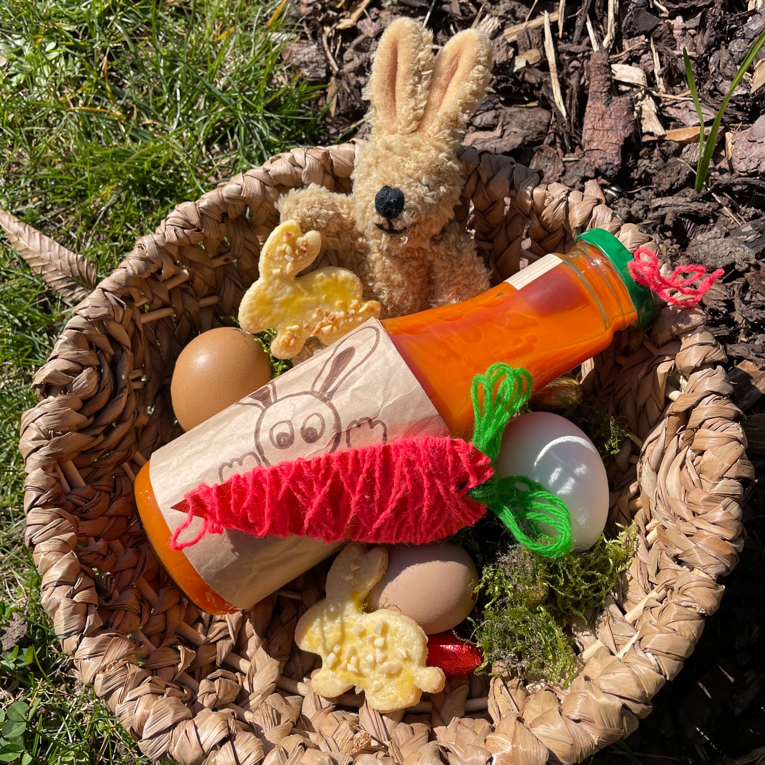 Titelbild zur Bastel- und DIY-Idee für Kinder '(725) Ein gesundes Ostergeschenk'