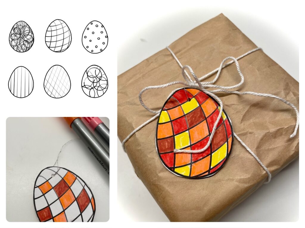 Geschenk-Anhänger für Ostern (2 Varianten)