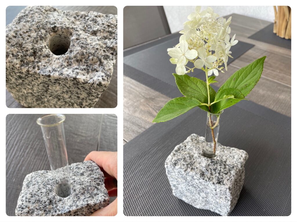 Granitstein-Vase