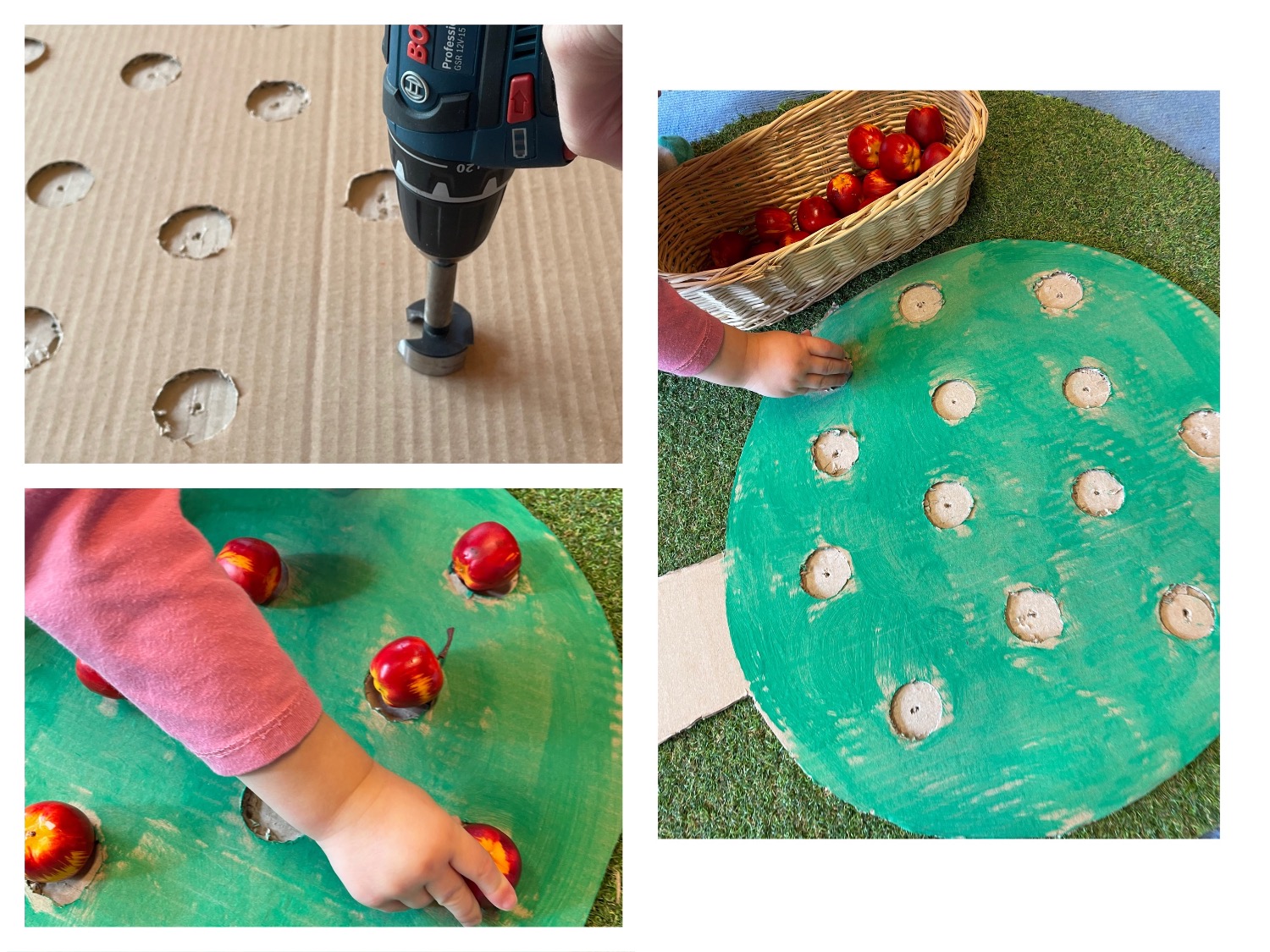 Titelbild zur Bastel- und DIY-Idee für Kinder '(847) Apfelbaum zum Spielen'
