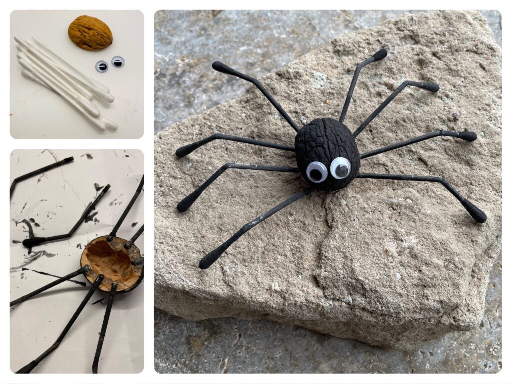 Spinne basteln
