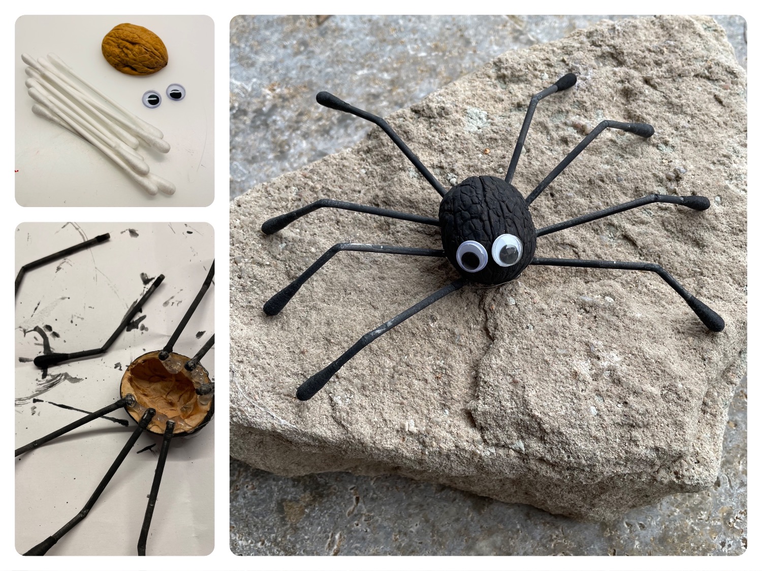 Titelbild zur Bastel- und DIY-Idee für Kinder '(870) Spinne basteln'