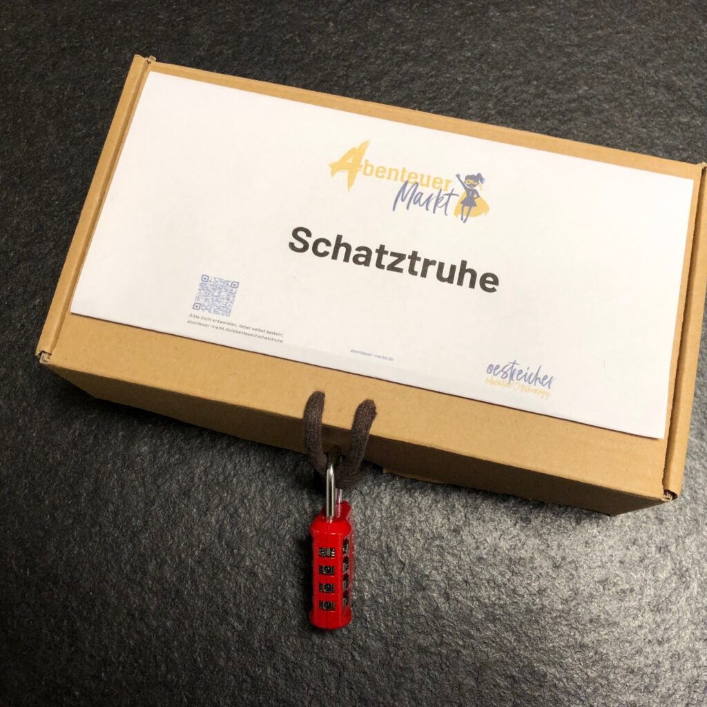 Schatztruhe basteln (aus Pappkarton)