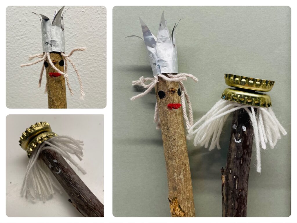Stecken- Könige (Upcycle)