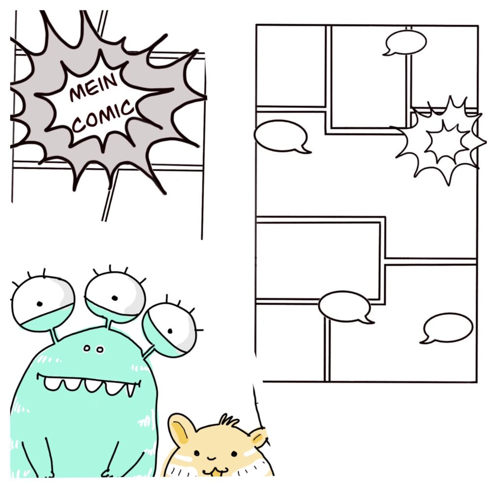 Comics selbst zeichnen – Geschichten erfinden
