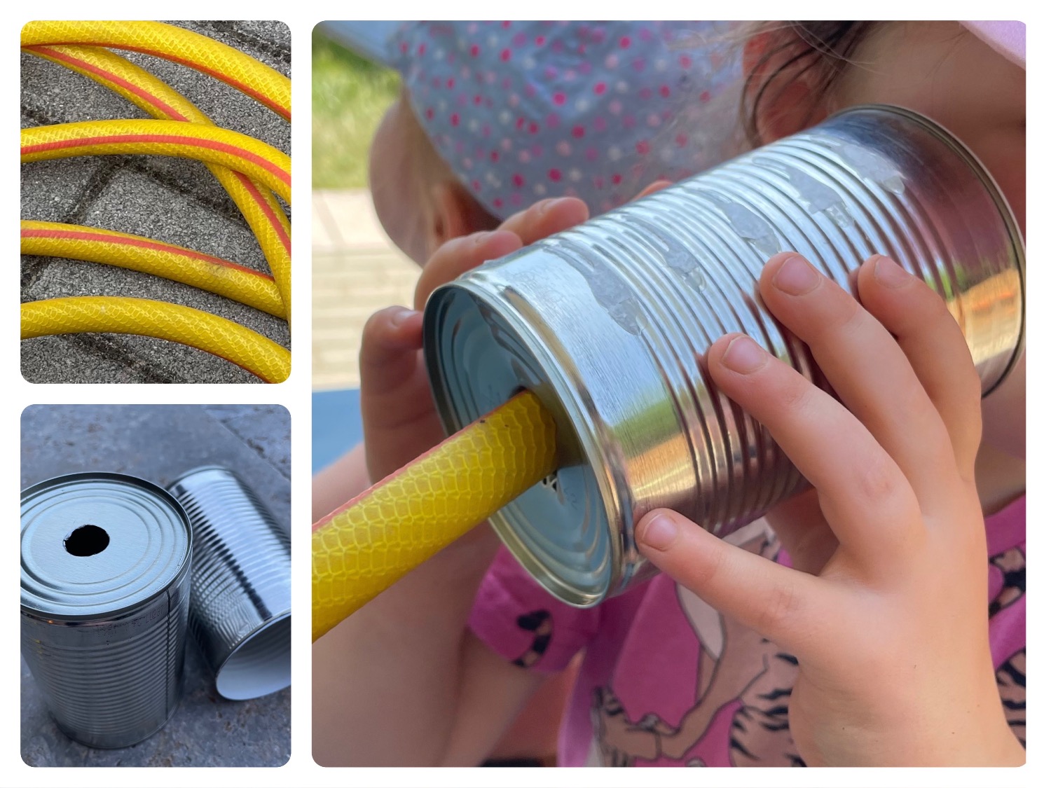 Titelbild zur Bastel- und DIY-Idee für Kinder '(187) Schlauch-Telefon (Upcyceln)'