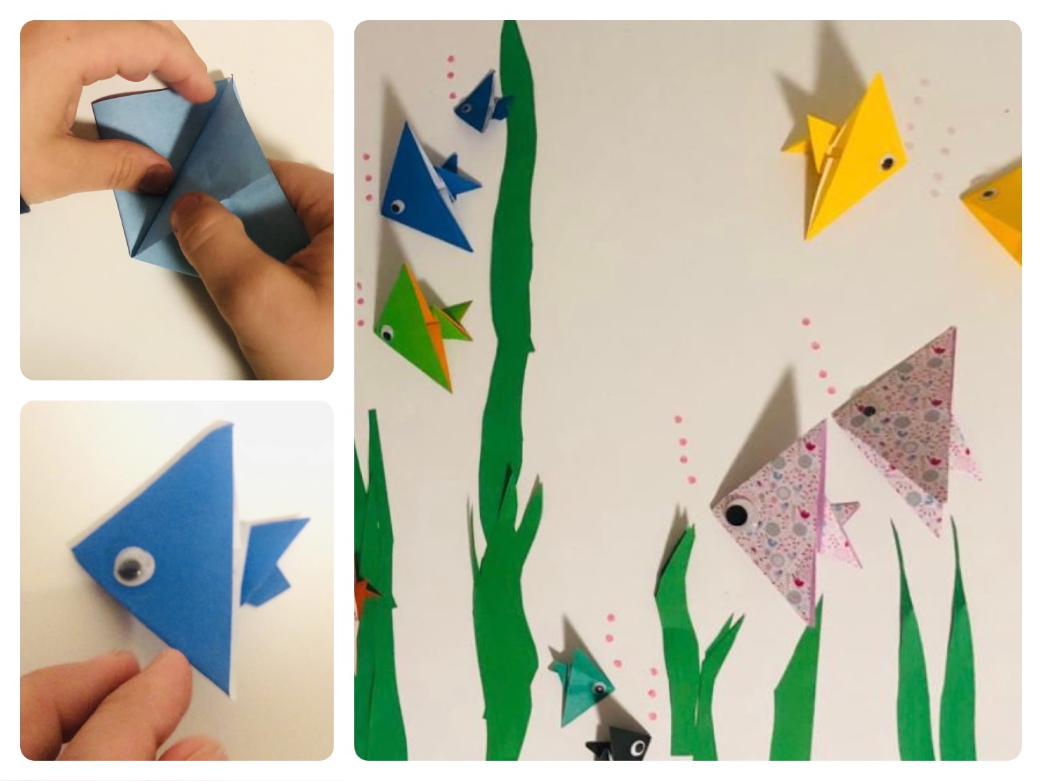 Titelbild zur Bastel- und DIY-Idee für Kinder '(238) Fische falten'