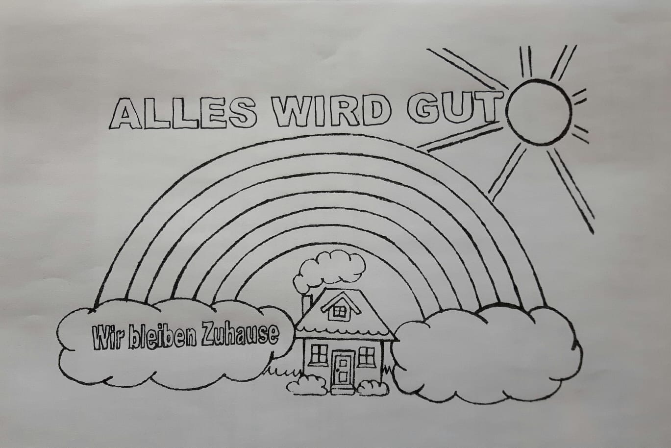 Titelbild zur Bastel- und DIY-Idee für Kinder '(103) Regenbogen – Alles wird gut'
