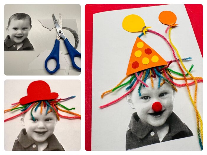 Titelbild zur Bastel- und DIY-Idee für Kinder '(612) Karte mit Foto – Geburtstag/ Einladung'