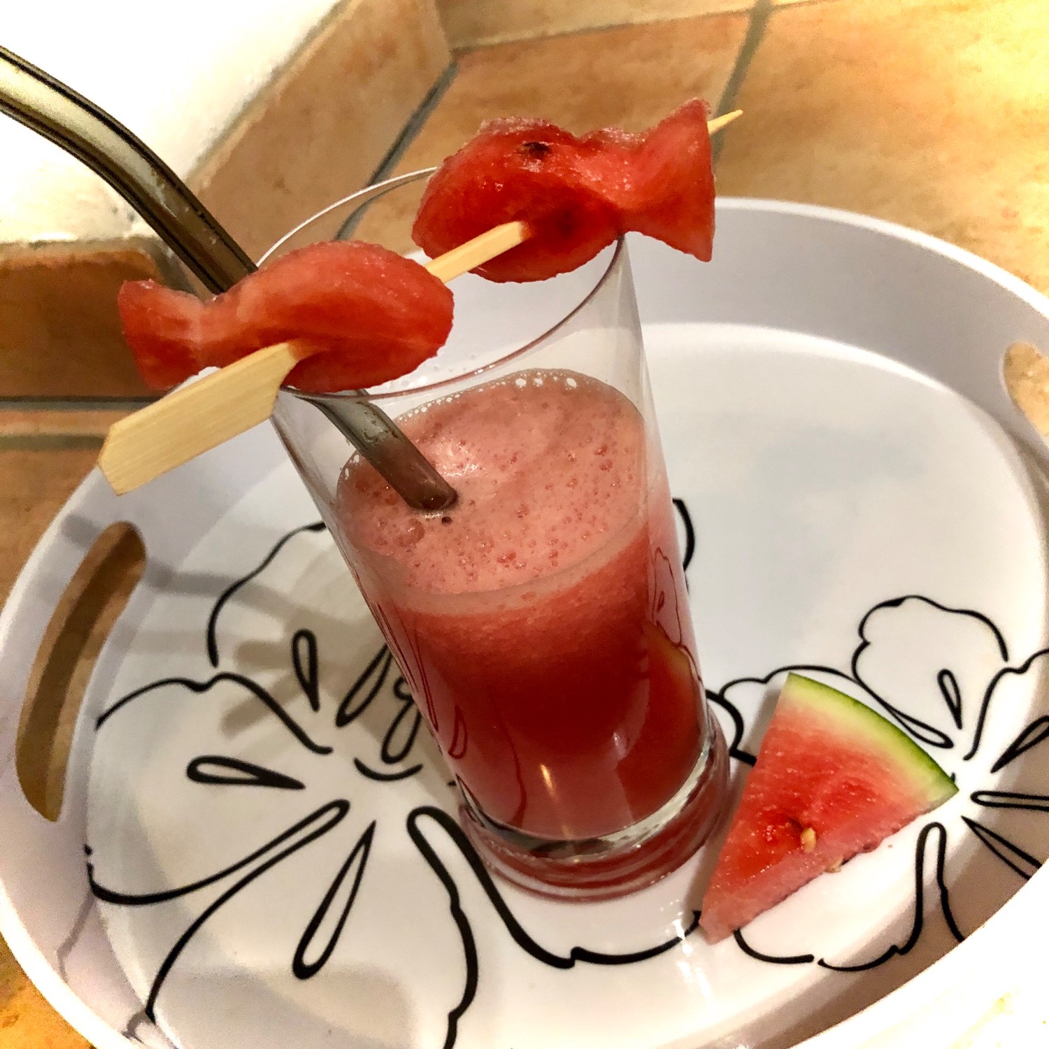 Titelbild zur Bastel- und DIY-Idee für Kinder '(322) Fruchtiger Melonen-Cocktail'