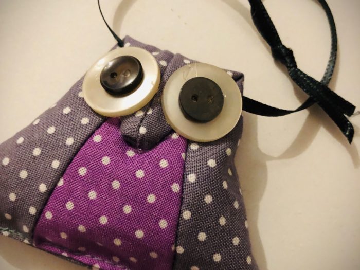 Titelbild zur Bastel- und DIY-Idee für Kinder '(350) Lavendelsäckchen (Schrankeule)'