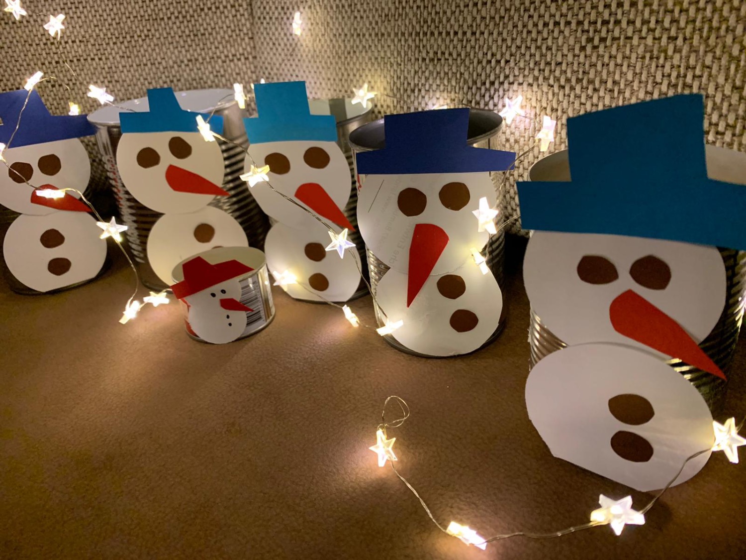 Titelbild zur Bastel- und DIY-Idee für Kinder '(499) Adventskalender Schneemänner'