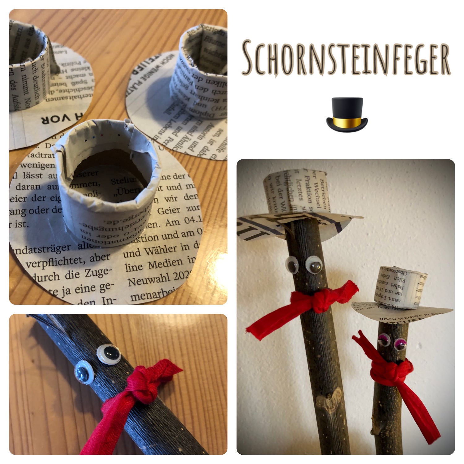 Titelbild zur Bastel- und DIY-Idee für Kinder '(522) Schornsteinfeger – Glücksbringer basteln'